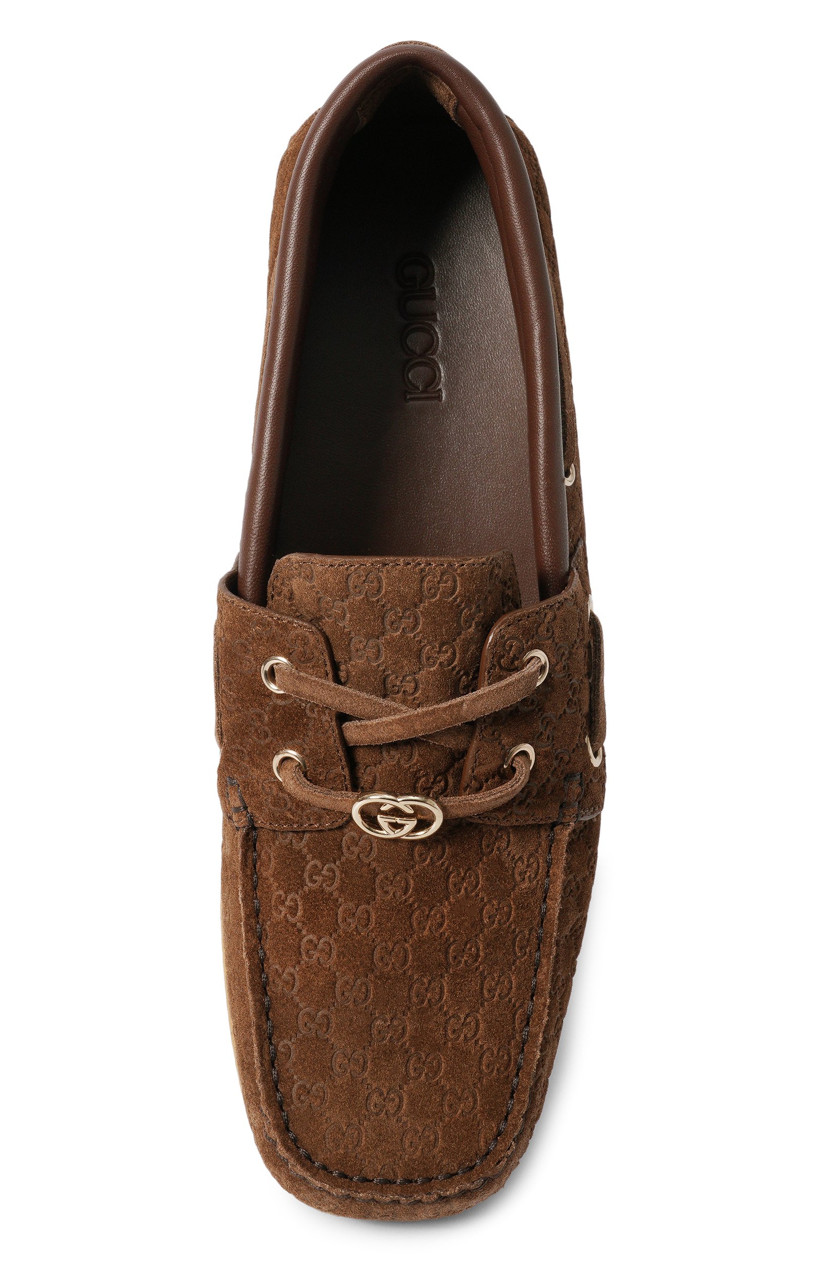 Замшевые топсайдеры GUCCI, арт. 854817/AAFVS, фото 6
