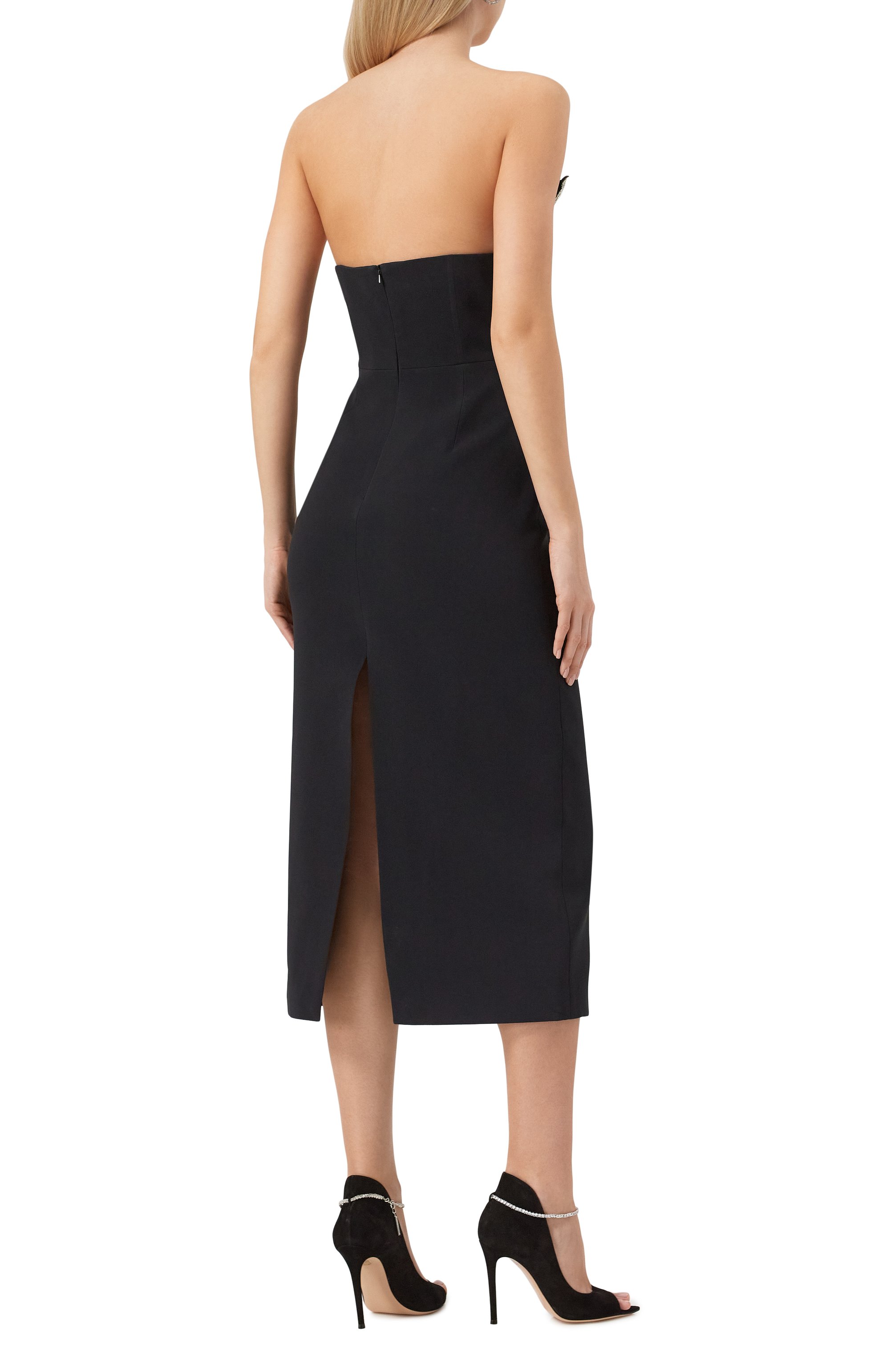 Платье с отделкой стразами DAVID KOMA, арт. PF24DK58D, фото 4