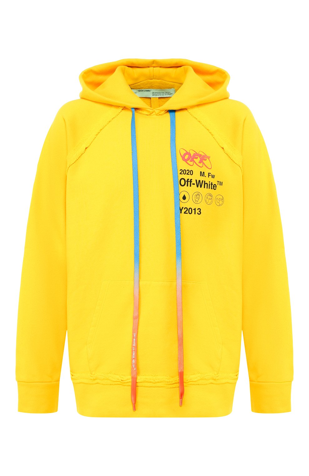 Хлопковое худи OFF-WHITE, арт. 0MBB057F19E300166010, фото 1