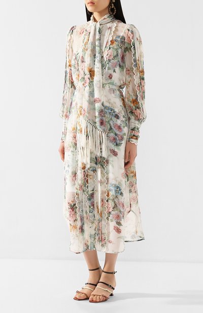 Шелковое платье ZIMMERMANN, арт. 7880DWAV, фото 3