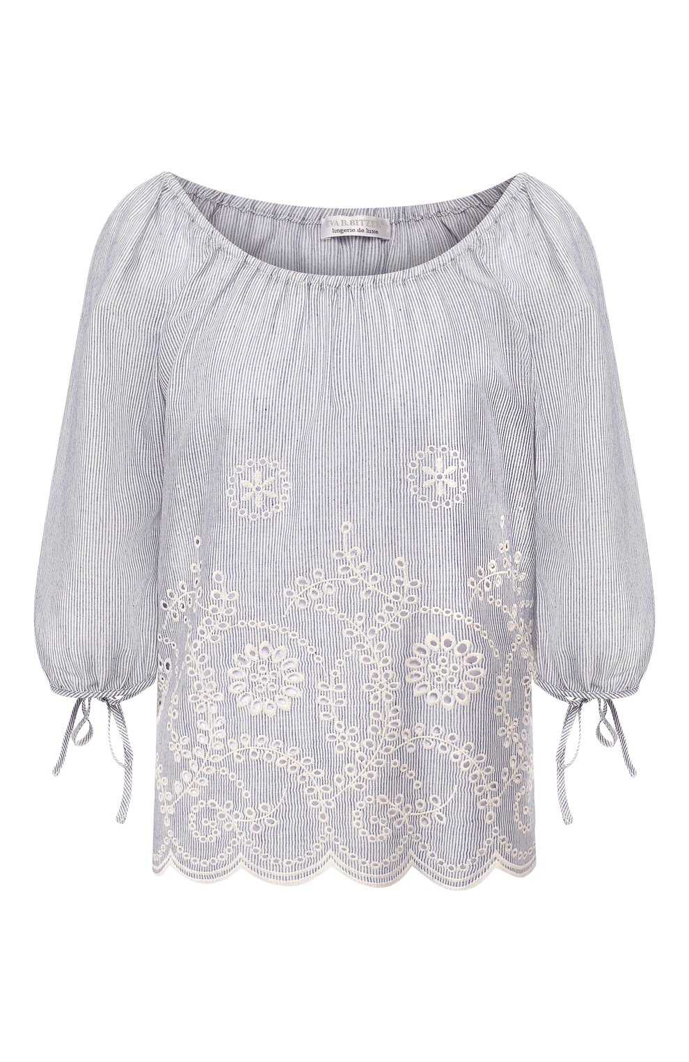 Блузка EVA B.BITZER голубого цвета по цене 23400 руб., арт. 10310533, фото 1 Блузка EVA B.BITZER, арт. 10310533, фото 1