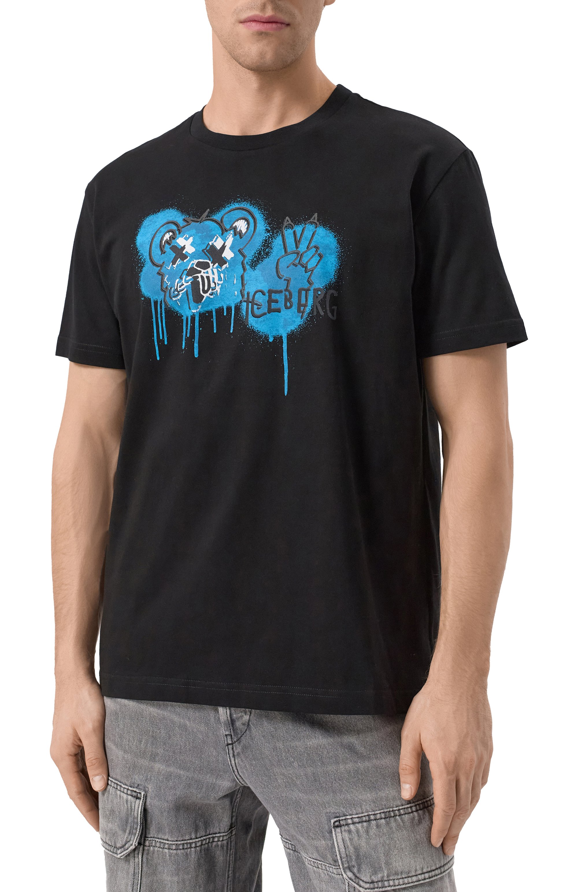 Хлопковая футболка ICEBERG, арт. F043/6306, фото 3