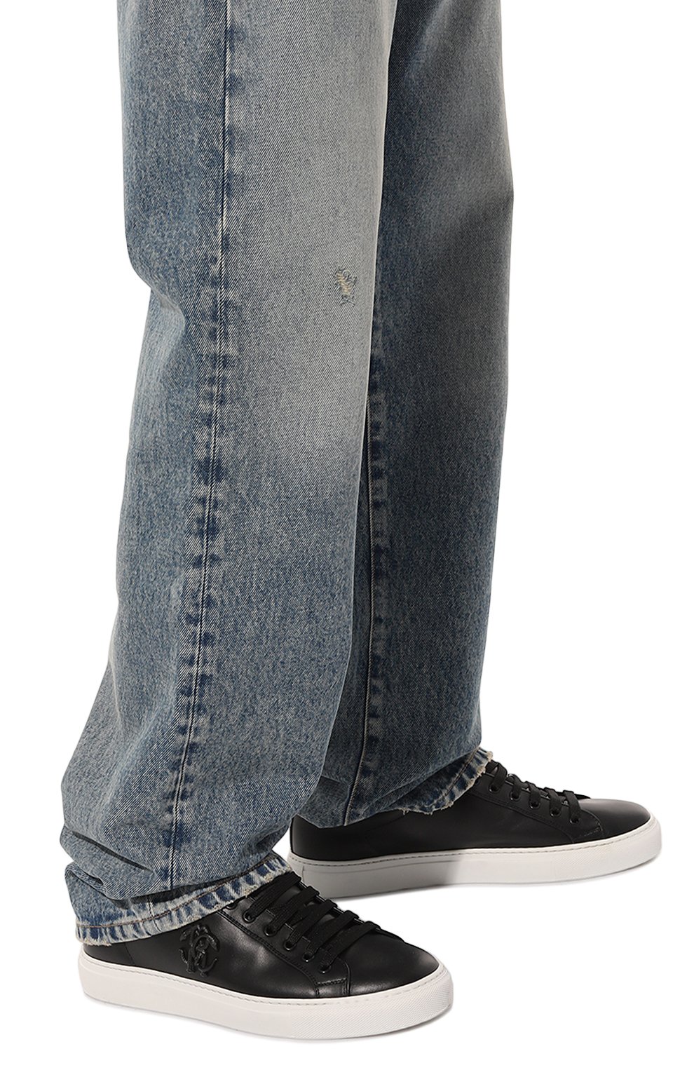 Кожаные кеды ROBERTO CAVALLI, арт. 20719 D, фото 3