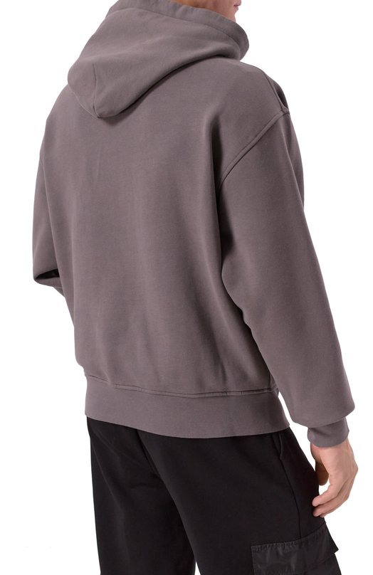 Хлопковое худи Palm Angels PMBB17DF25FLE004 Бежевый  PMBB17DF25FLE004 Фото 4