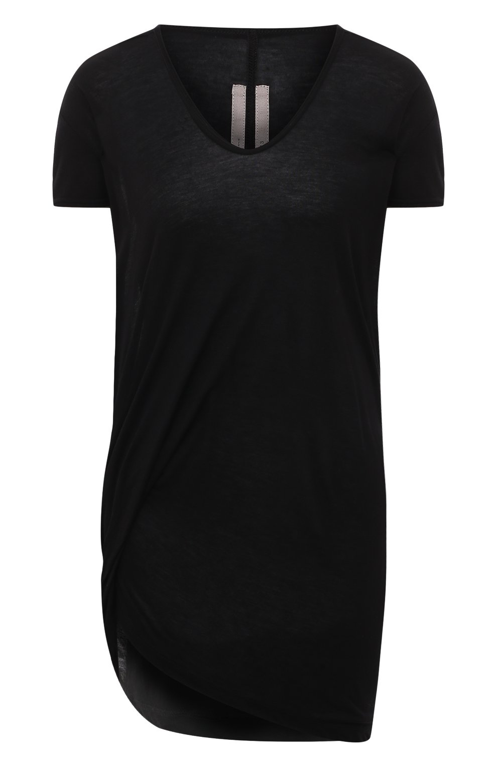 Футболка из вискозы и шелка RICK OWENS, арт. RP01C5206/JS, фото 1