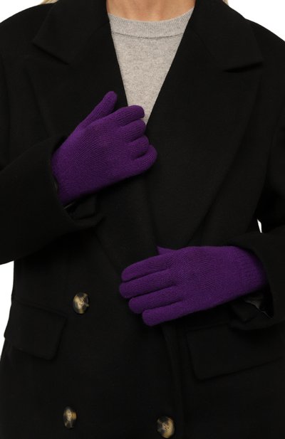 Перчатки из шерсти и кашемира YVES SALOMON, арт. 23WAA507XXMACL, фото 2