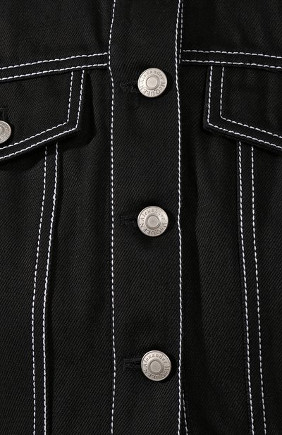 Джинсовый жакет ALEXANDER MCQUEEN черного цвета по цене 161000 руб., арт. 599175/QMAAM, фото 5 Джинсовый жакет ALEXANDER MCQUEEN, арт. 599175/QMAAM, фото 5