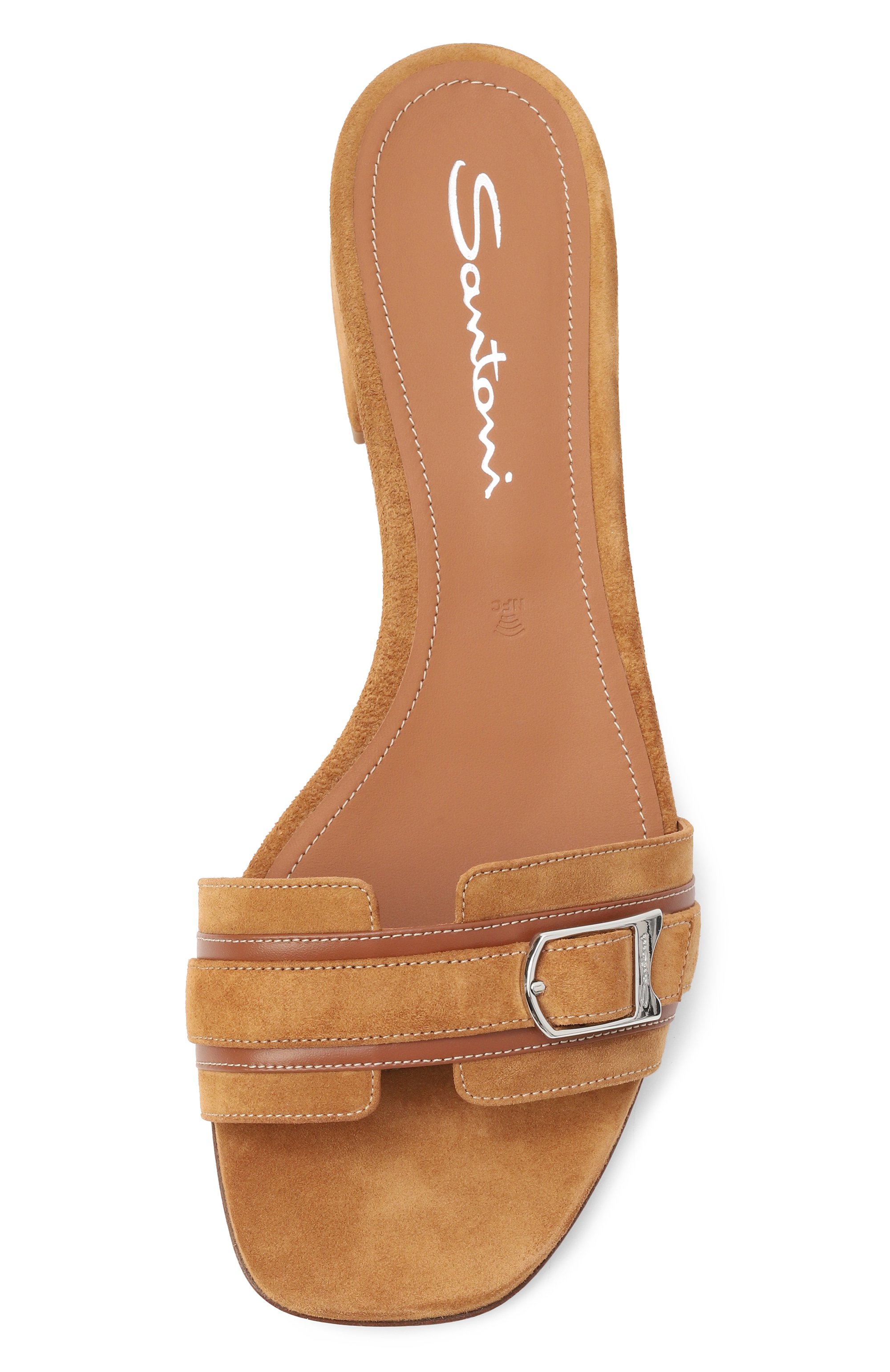 Замшевые мюли SANTONI, арт. WHVG71570HA2TPIH, фото 6