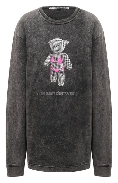 Женская хлопковый лонгслив ALEXANDER WANG, арт. UCC1221500