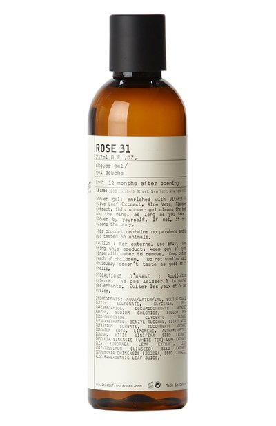 Гель для душа rose 31 (237ml) LE LABO, арт. 811901027870, фото 1