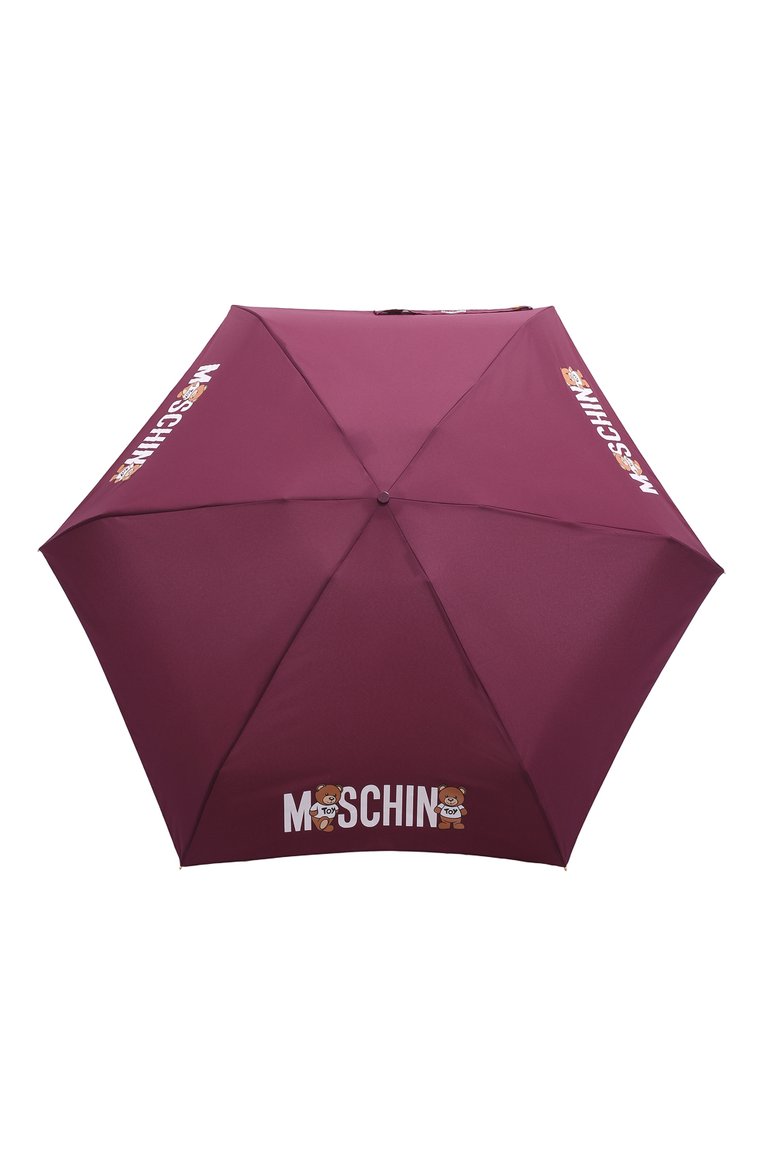 Женский складной зонт MOSCHINO фиолетового цвета, арт. 8550-SUPERMINIX | Фото 1 (Материал: Металл, Текстиль, Синтетический материал; Нос: Не проставлено)