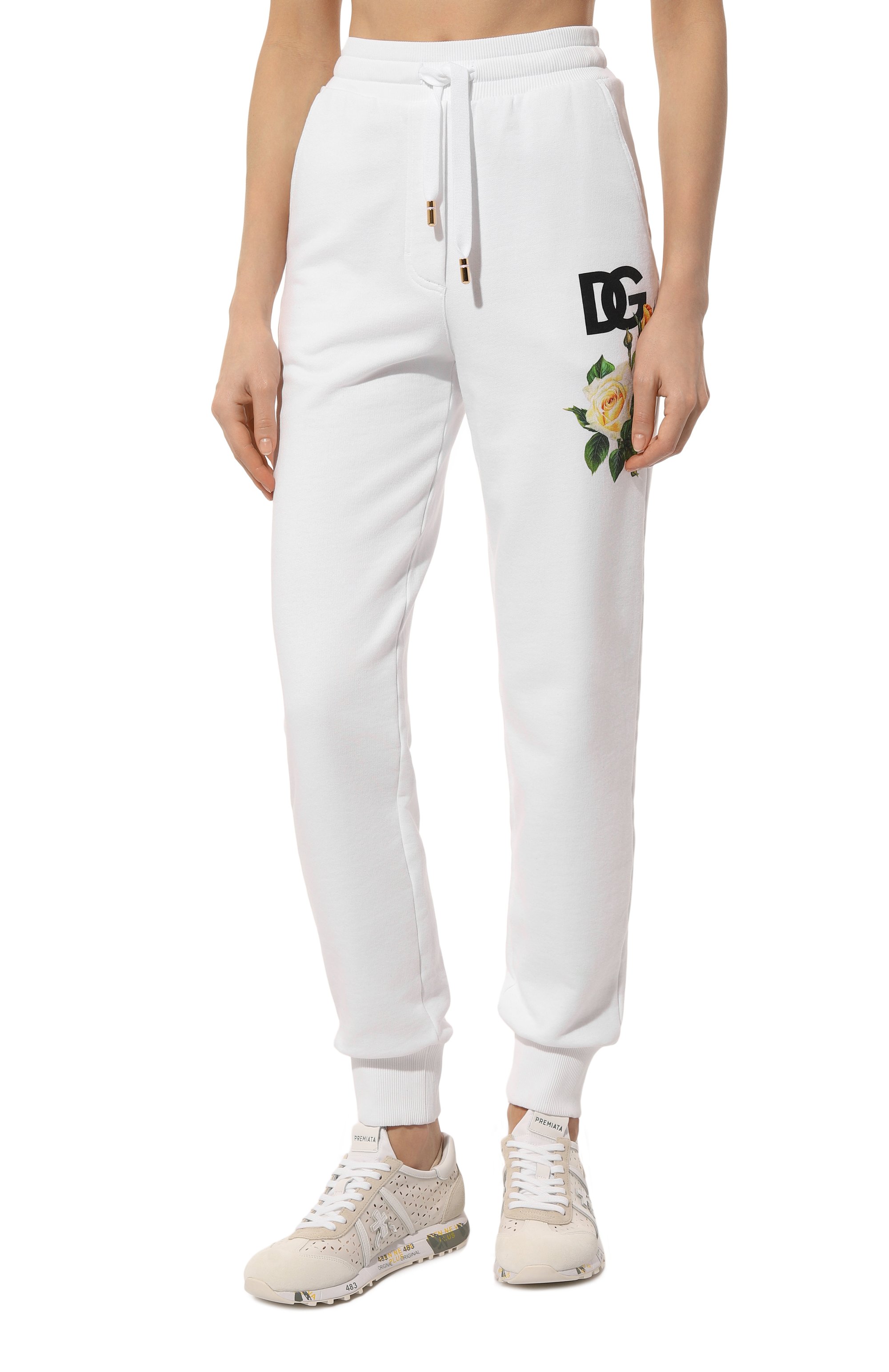 Хлопковые джоггеры DOLCE & GABBANA, арт. FTCQGT/GDCDF, фото 3