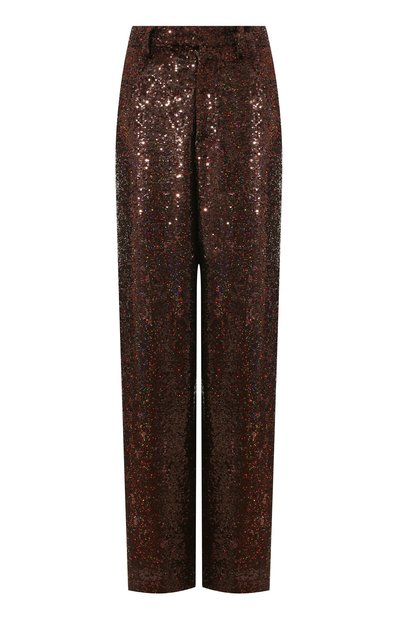 Женские брюки с отделкой пайетками GIUSEPPE DI MORABITO, арт. 03FWPA102F 03365