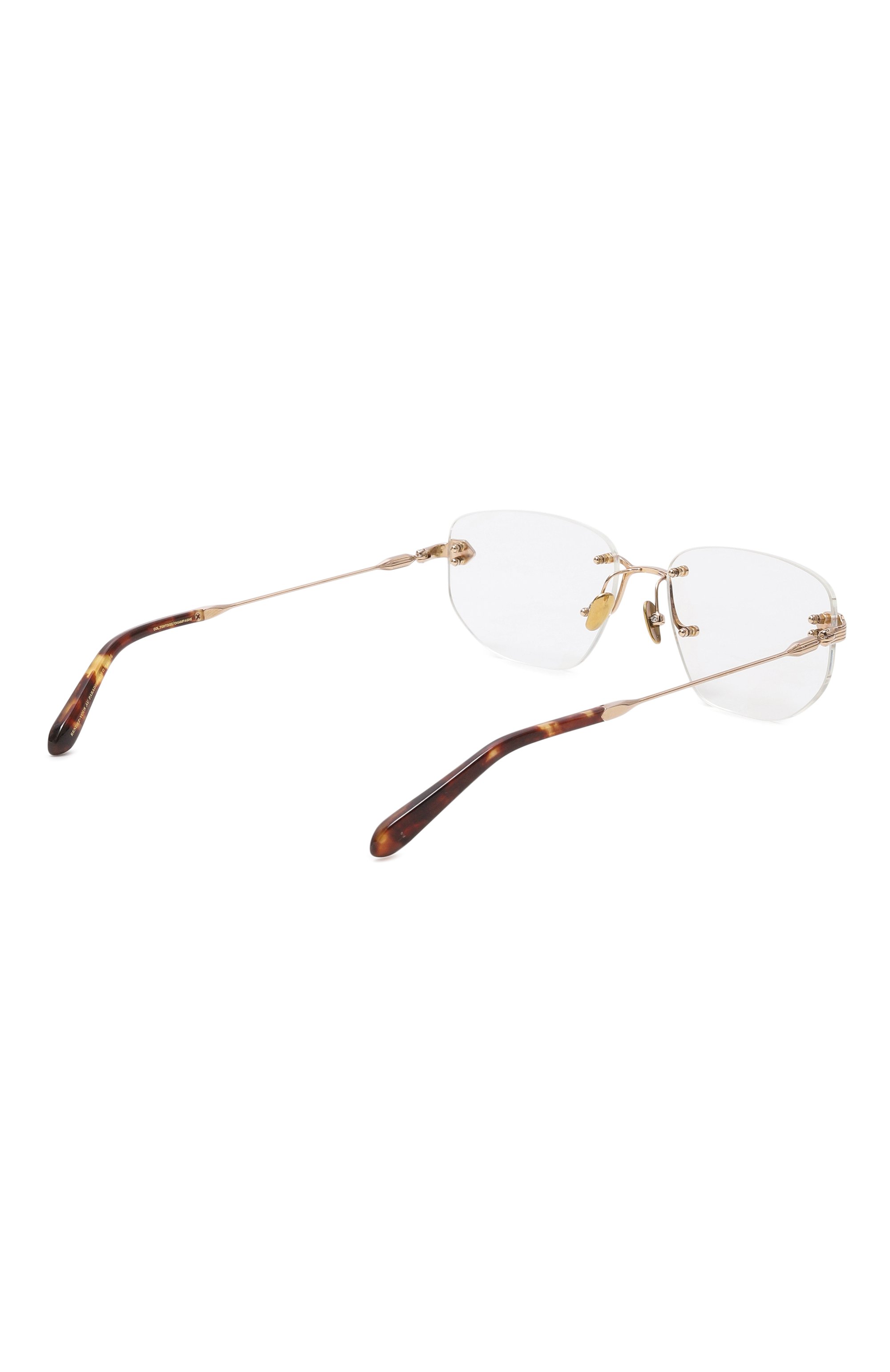 Оправа LUNETTERIE GENERALE золотого цвета по цене 77250 руб., арт. RENDEZ-V0US AU PARADIS MEDIUM T0RT0ISE, фото 5 Оправа LUNETTERIE GENERALE, арт. RENDEZ-V0US AU PARADIS MEDIUM T0RT0ISE, фото 5