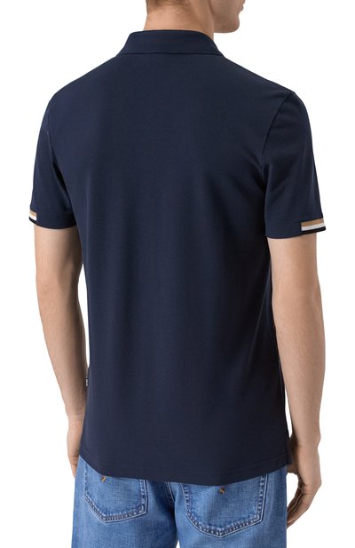 Хлопковое поло BOSS, арт. 50467113, фото 4