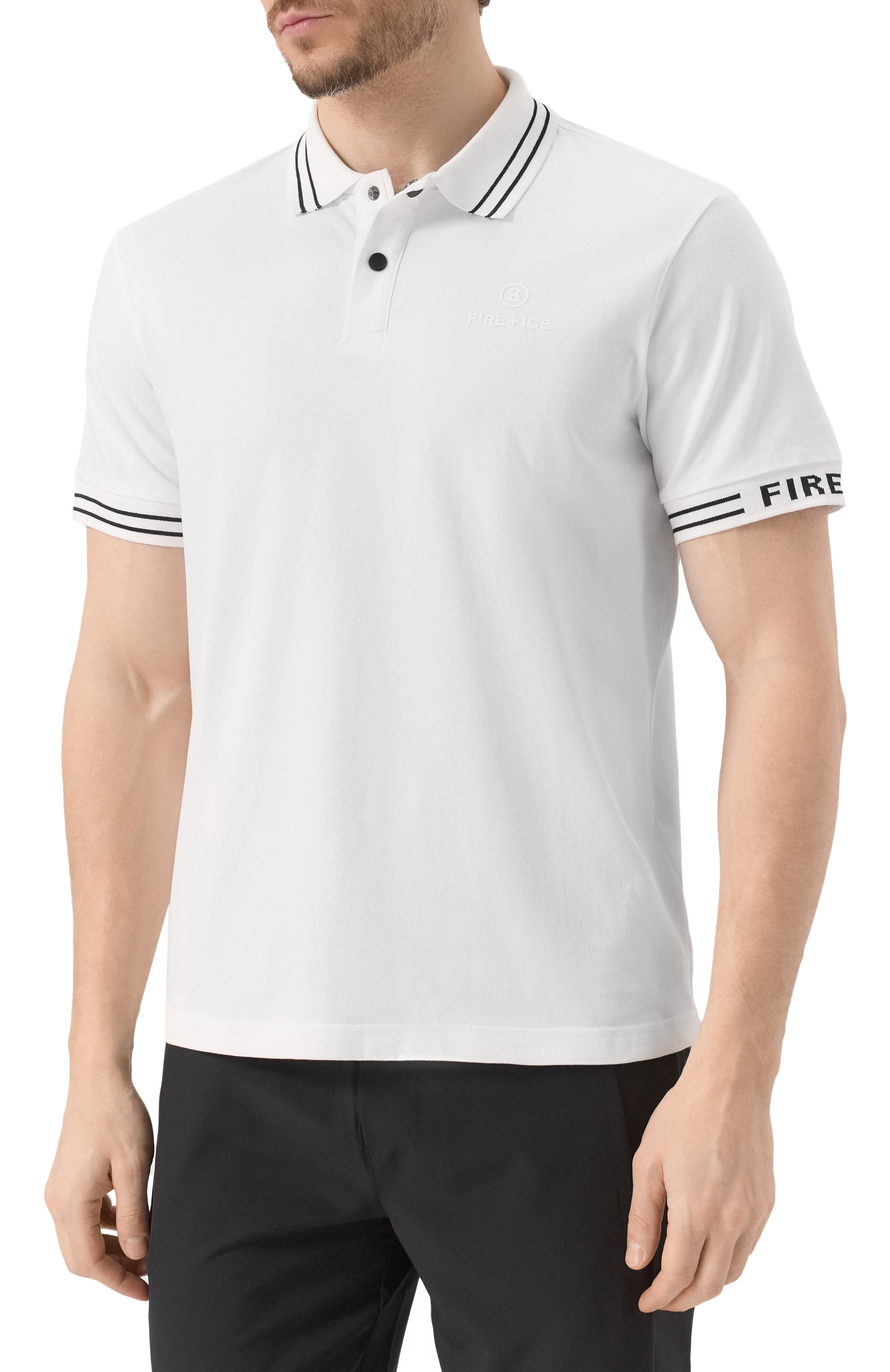 Хлопковое поло BOGNER FIRE+ICE, арт. 54487310, фото 3