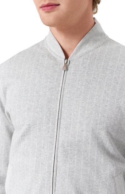Толстовка из хлопка и кашемира BRUNELLO CUCINELLI, арт. MM8339072G, фото 5