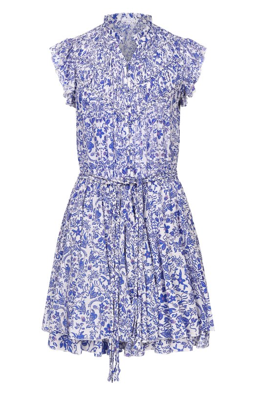 Платье из вискозы Poupette St Barth WL5R26NVPTWU Синий WL5R26NVPTWU