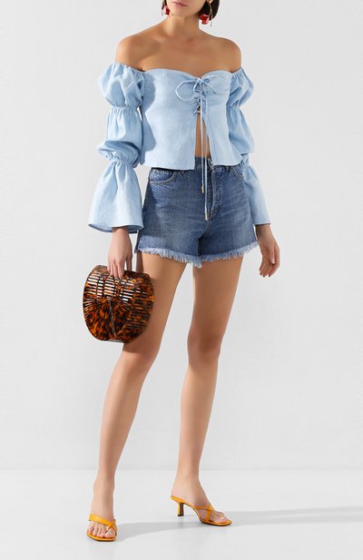 Джинсовые шорты TWO WOMEN IN THE WORLD, арт. D0NY/YNG3P, фото 2