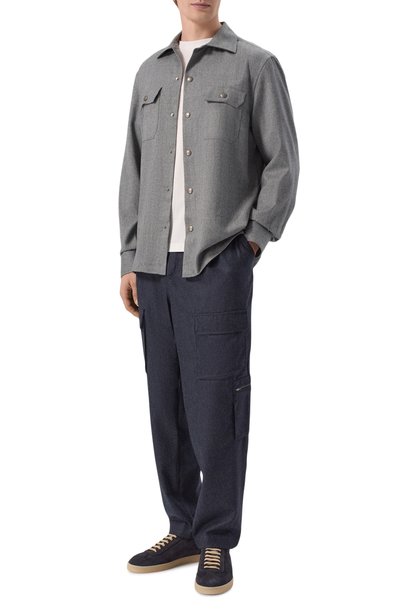 Шерстяные брюки-карго BRUNELLO CUCINELLI, арт. M038PF3010, фото 2