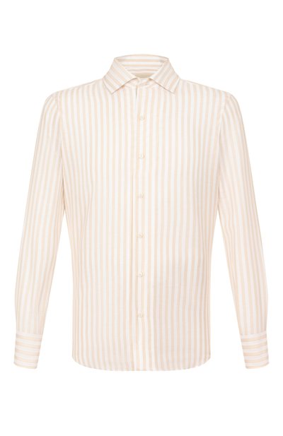 Мужская рубашка из хлопка и льна MVST, арт. M0RBIDA/R0BERT0/R0UND/300-C0TT0N/LINEN