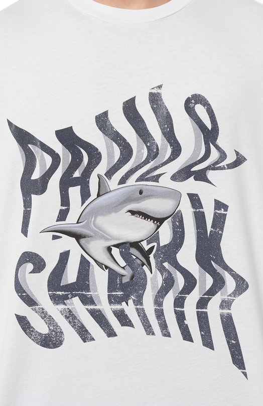Хлопковая футболка Paul&Shark 14311626 Белый  14311626 Фото 5