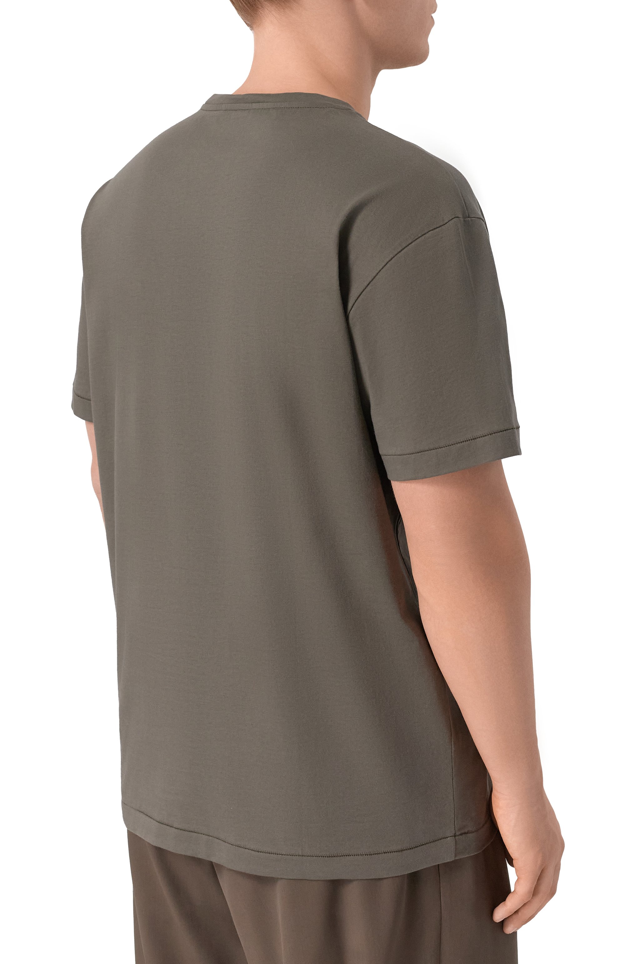 Хлопковая футболка GIORGIO BRATO, арт. TX26S1908C0TM, фото 4