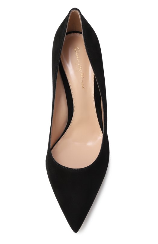 Замшевые туфли Gianvito 70 Gianvito Rossi G26770.70RIC.CAMNER0 Чёрный  G26770.70RIC.CAMNER0 Фото 6