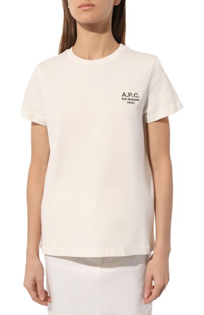 Хлопковая футболка A.P.C., арт. C0EZC-F26848, фото 3