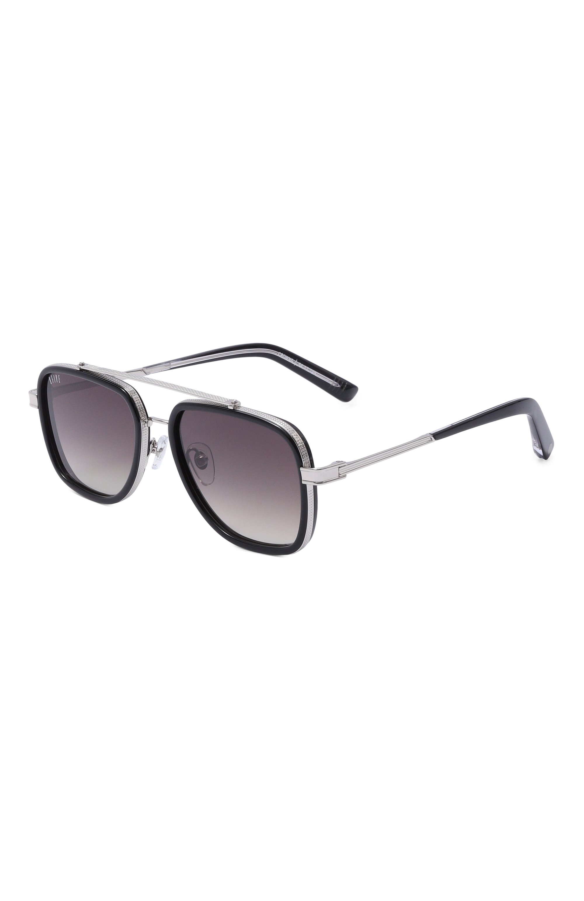 Солнцезащитные очки 9FIVE черного цвета по цене 36500 руб., арт. CR0WNS-BLACK/PLATINUM/DARK GREY/0LIVE, фото 1 Солнцезащитные очки 9FIVE, арт. CR0WNS-BLACK/PLATINUM/DARK GREY/0LIVE, фото 1