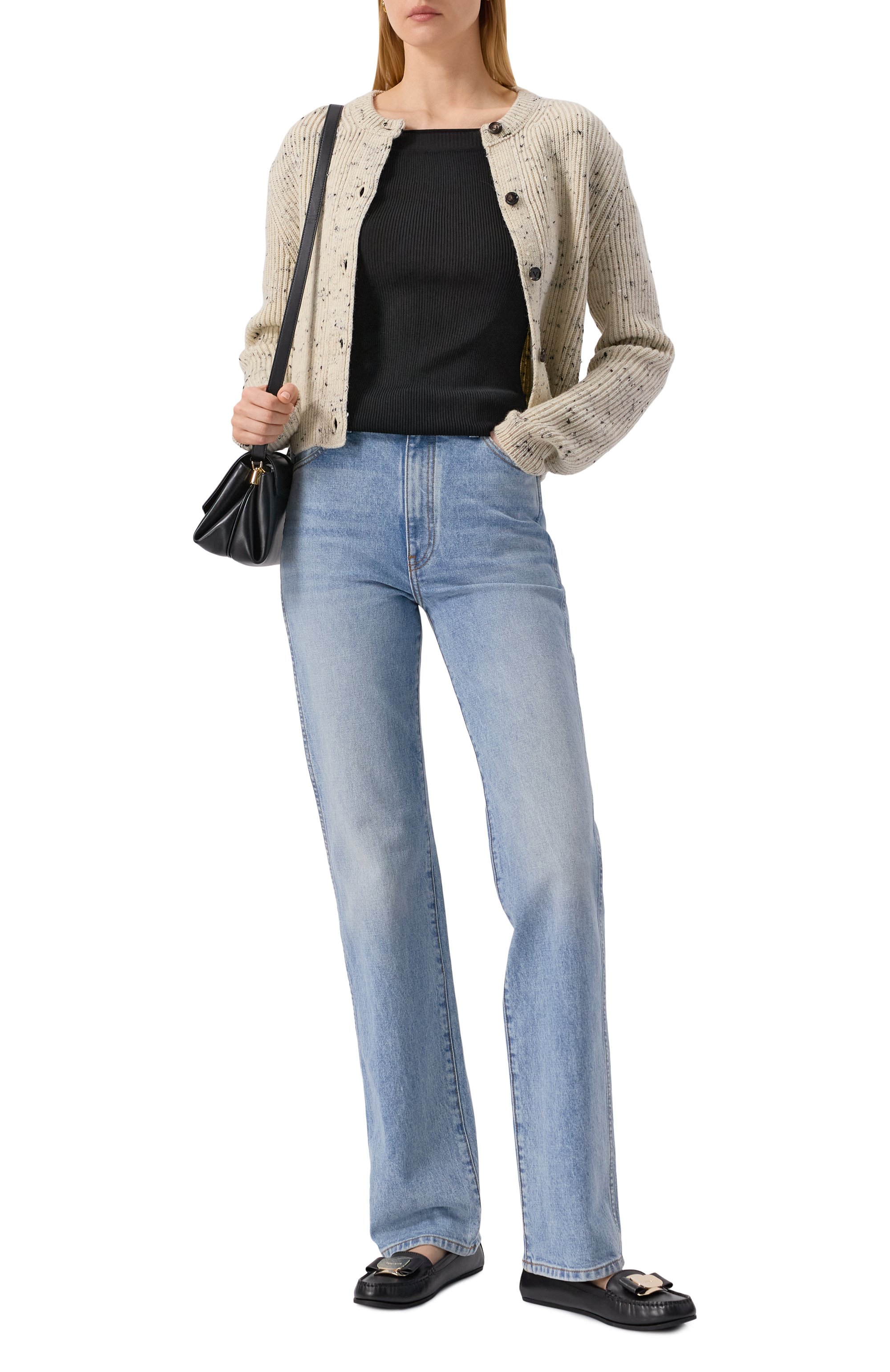 Пуловер из вискозы KHAITE черного цвета по цене 175500 руб., арт. 9714435/K435, фото 2 Пуловер из вискозы KHAITE, арт. 9714435/K435, фото 2