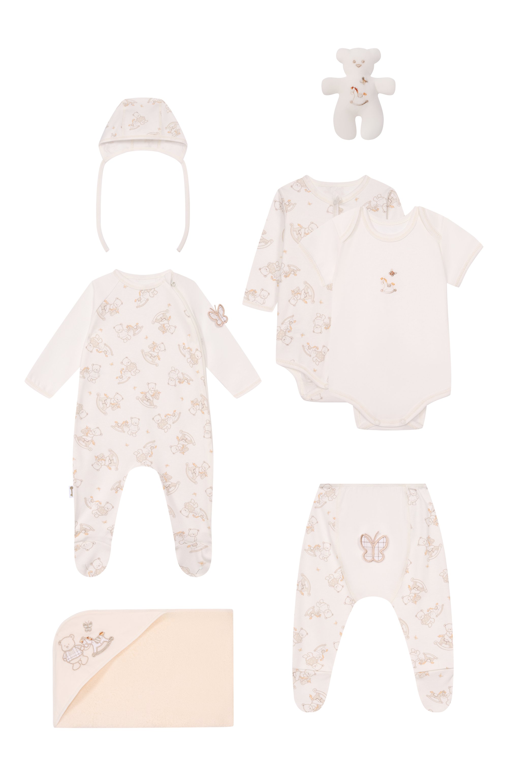 Комплект из семи предметов CHEPE кремового цвета по цене 13800 руб., арт. 371046, фото 1 Комплект из семи предметов CHEPE, арт. 371046, фото 1