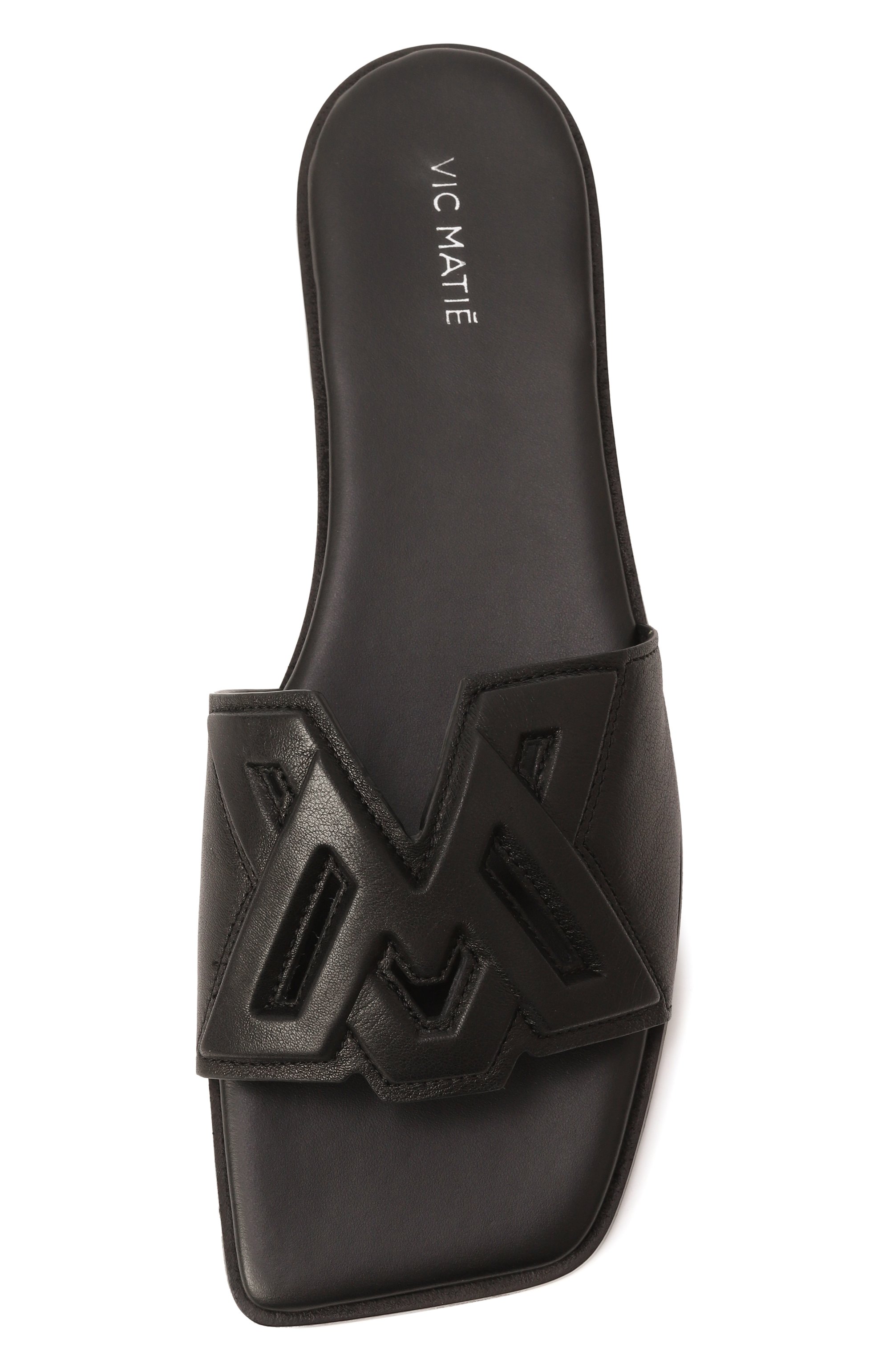 Кожаные шлепанцы VIC MATIE, арт. 1G3770D_G42G200101, фото 6