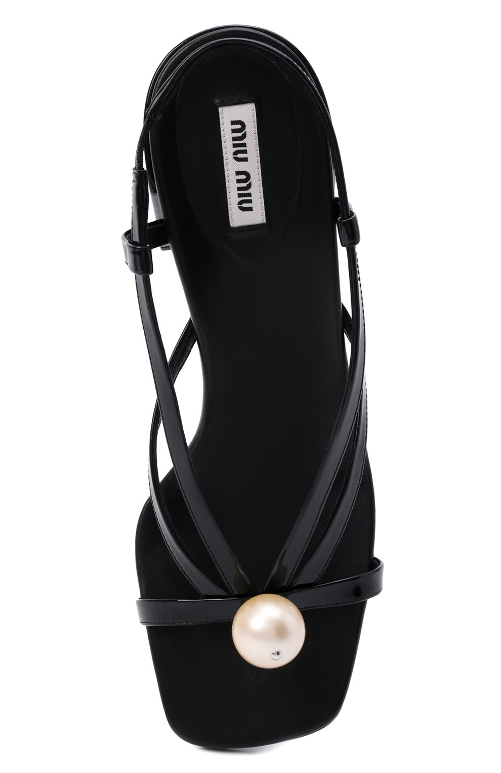 Кожаные босоножки MIU MIU, арт. 5X668D-XV4-F0002-M065, фото 6