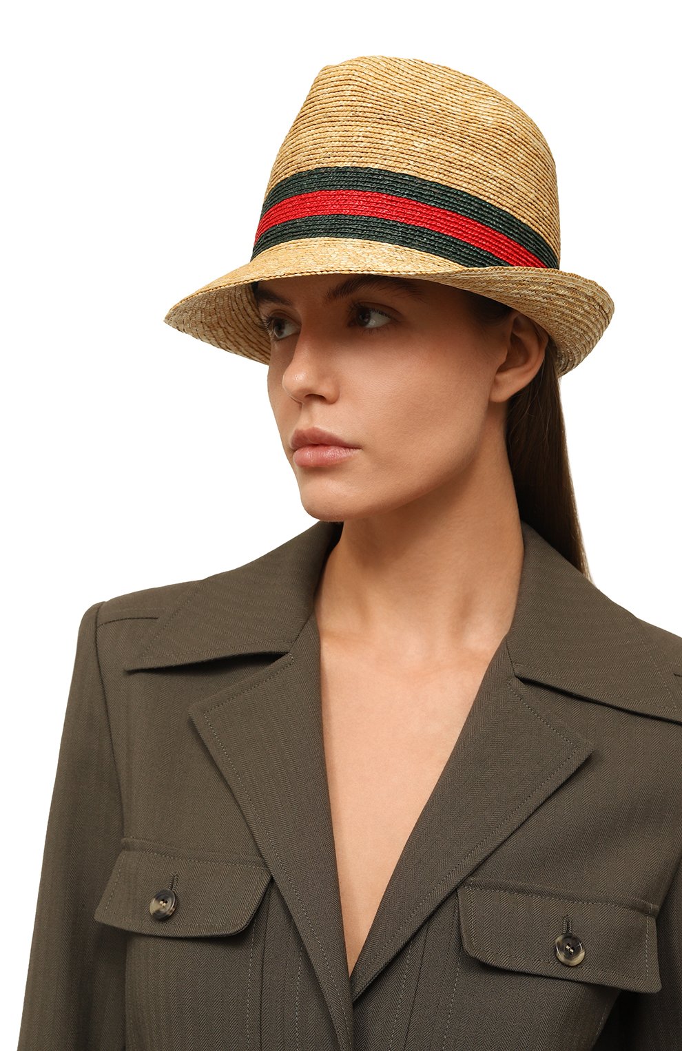 Соломенная шляпа GUCCI, арт. 434760 K0M00, фото 2