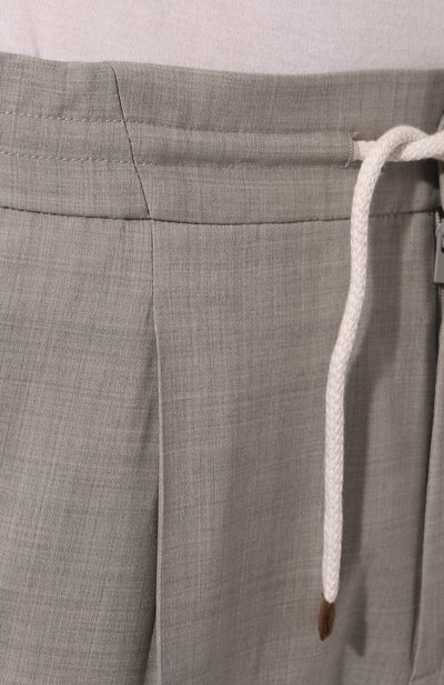 Шерстяные брюки BRUNELLO CUCINELLI, арт. MH244B2032, фото 5