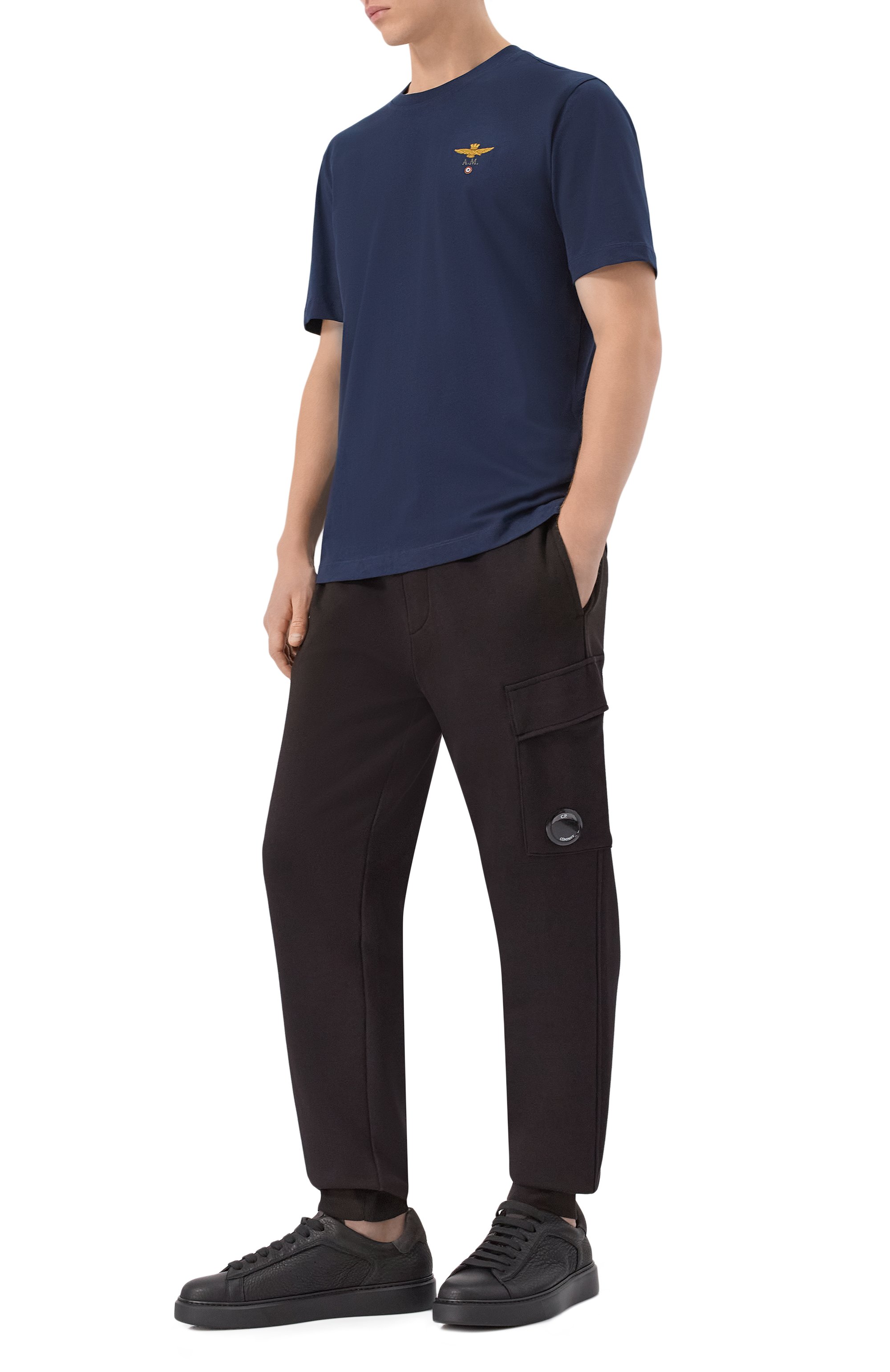 Хлопковая футболка AERONAUTICA MILITARE, арт. TS1580UJ00372, фото 2