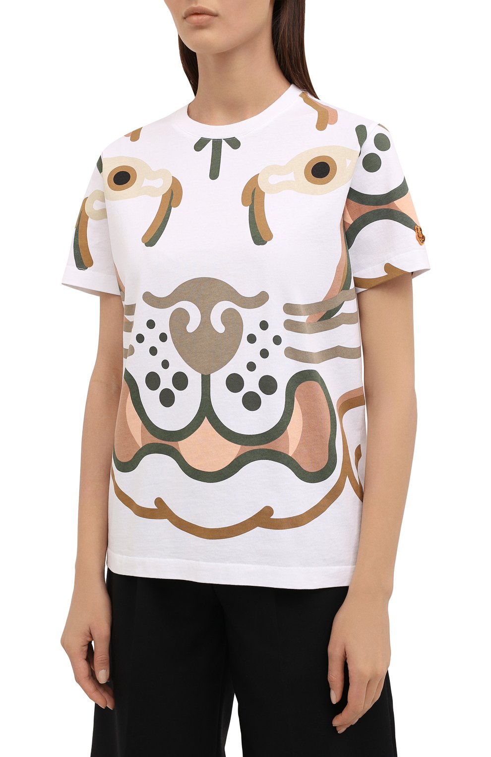 Хлопковая футболка kenzo x wwf KENZO, арт. FB52TS9444SB, фото 3