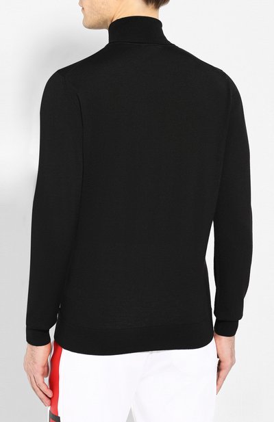 Водолазка из шерсти и шелка BOSS черного цвета по цене 19950 руб., арт. 50419133, фото 4 Водолазка из шерсти и шелка BOSS, арт. 50419133, фото 4