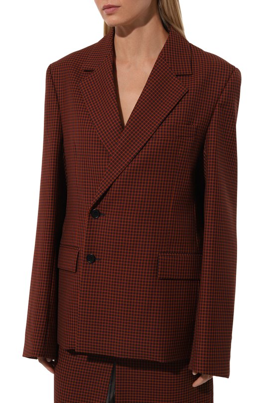 Шерстяной жакет Botter Бордовый, фото 3