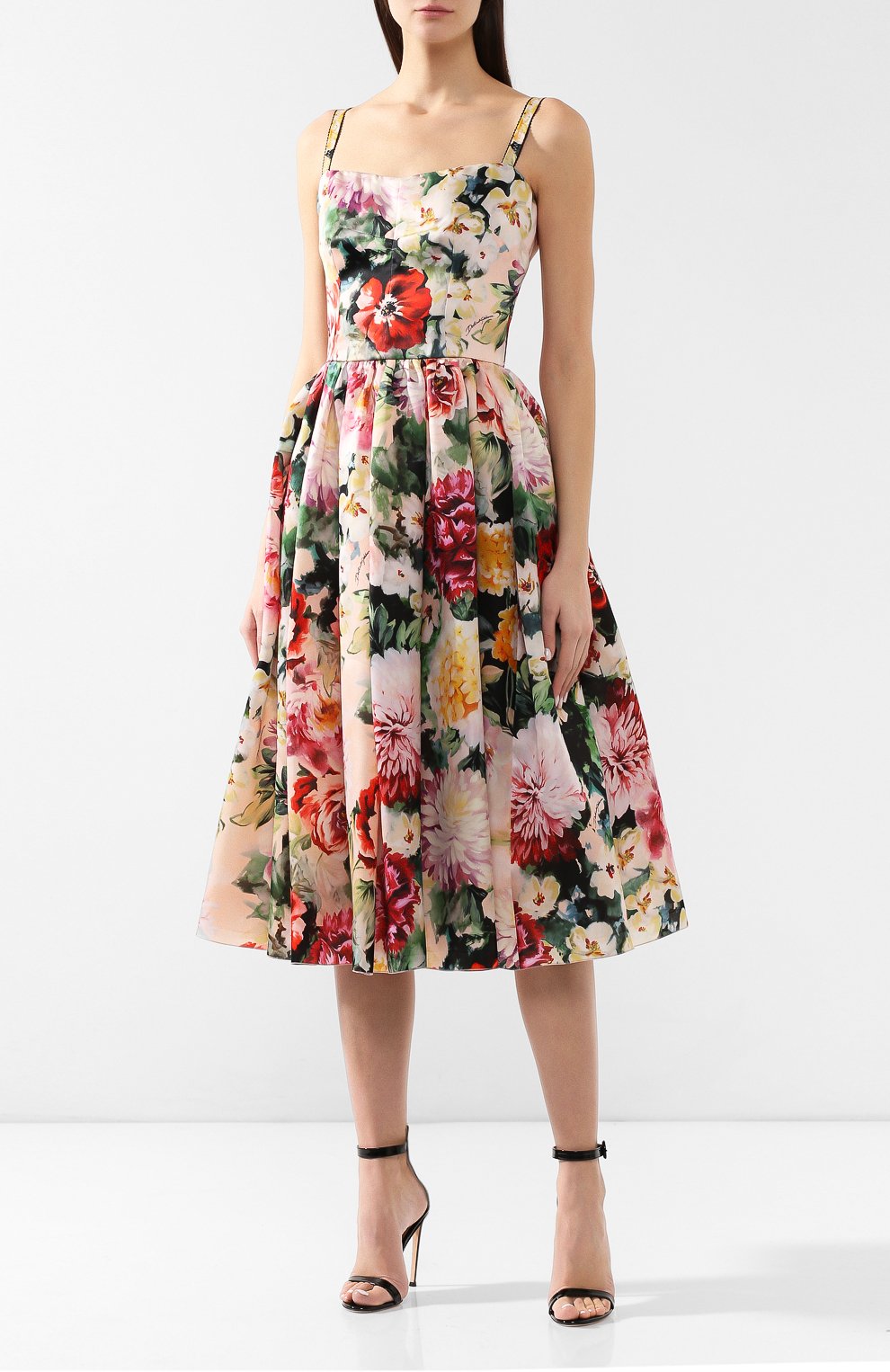 Шелковое платье DOLCE & GABBANA, арт. F67N0T/HS10F, фото 3