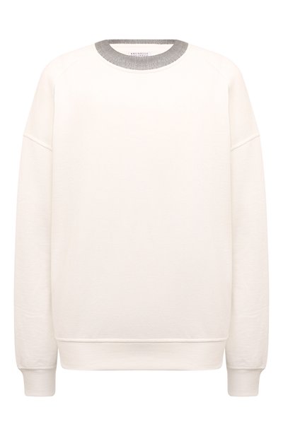 Женский хлопковый свитшот BRUNELLO CUCINELLI, арт. MN05NHR310