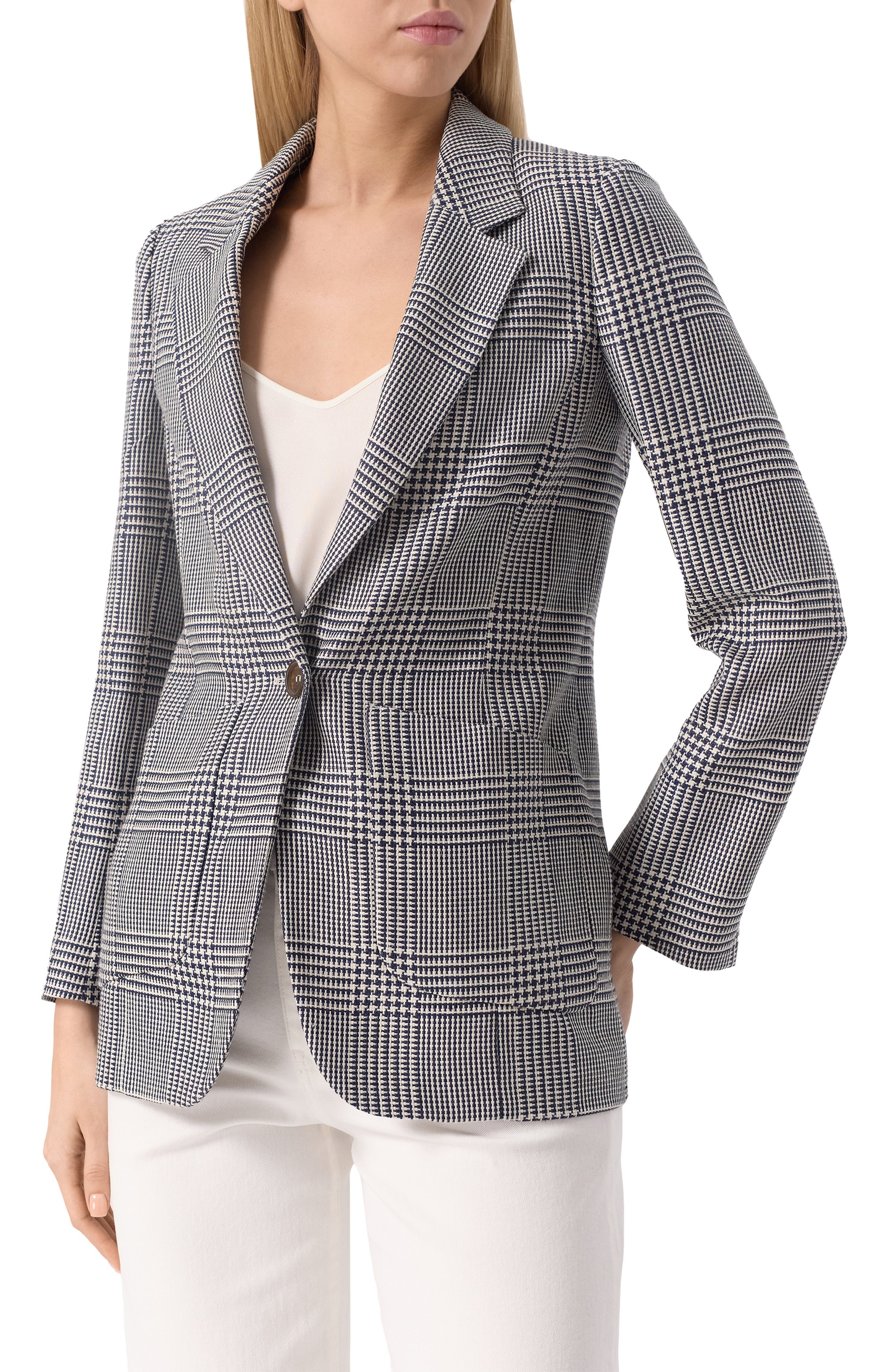 Жакет из шерсти и шелка LORENA ANTONIAZZI, арт. P2501GA02A/4791, фото 3