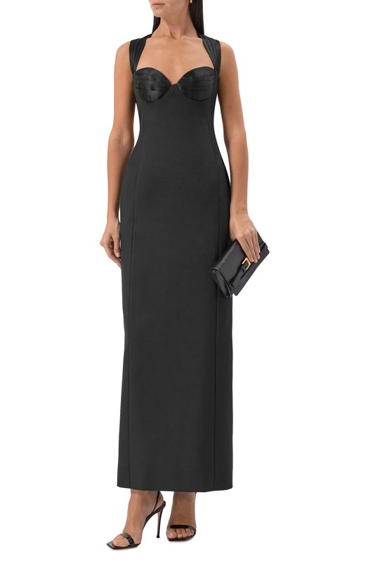 Шерстяное платье Nina Ricci 25ACR0052/WV0324 Чёрный  25ACR0052/WV0324 Фото 2