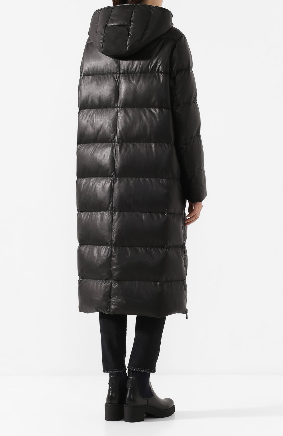 Кожаный пуховик YS ARMY PARIS, арт. 20WFM90315D0CU, фото 4