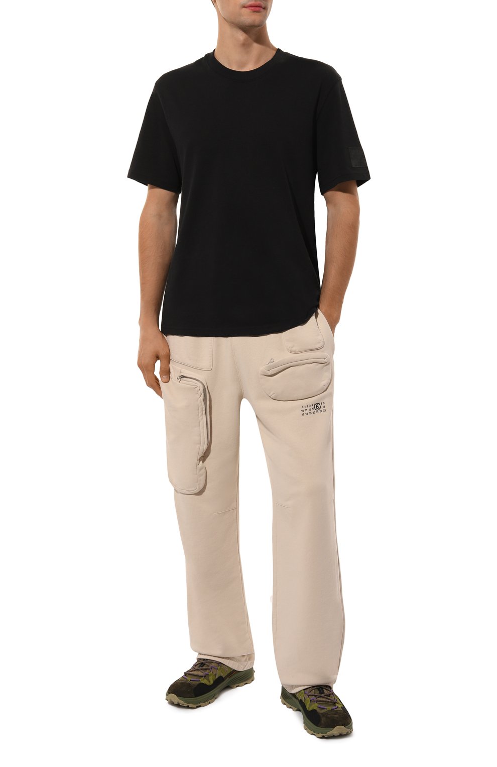 Хлопковые брюки MM6, арт. SH0KA0026/M25003, фото 2