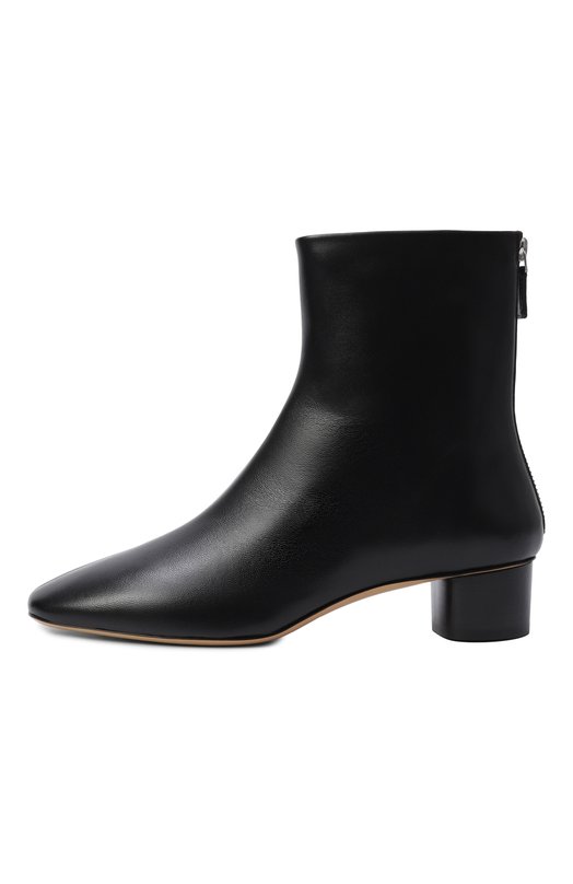 Кожаные ботильоны Le Monde Beryl CAR-LEA-BLA Чёрный  CAR-LEA-BLA Фото 4