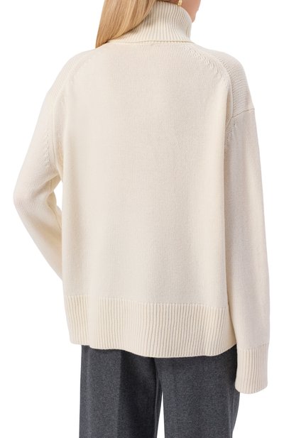 Свитер из шерсти и кашемира 12 STOREEZ кремового цвета по цене 39000 руб., арт. 134389, фото 4 Свитер из шерсти и кашемира 12 STOREEZ, арт. 134389, фото 4