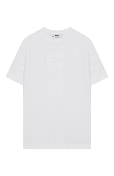 Хлопковая футболка MSGM KIDS, арт. F5MSJUTH009