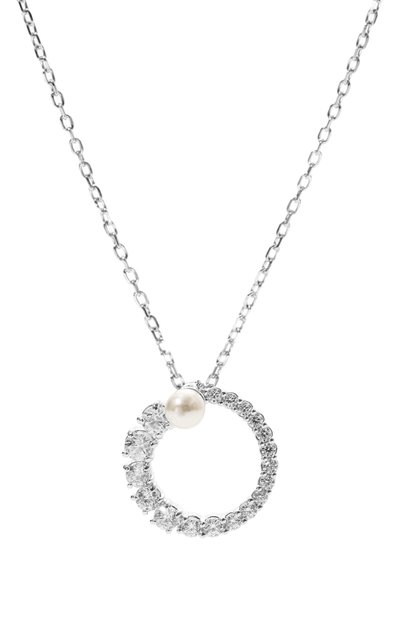 Колье matrix SWAROVSKI серебряного цвета по цене 15250 руб., арт. 5688751, фото 3 Колье matrix SWAROVSKI, арт. 5688751, фото 3